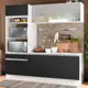 Cozinha Compacta Madesa Topazio com Balcão e Tampo em oferta