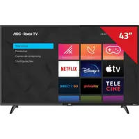 Smart TV AOC Roku LED 43'' 43S5195/78 com Wi-Fi Full HD 3 HDMI 1 USB com Controle Remoto com atalhos em oferta na Mercado Livre