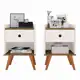 Kit com 2 Mesa de cabeceira Retrô Decore 1 Gaveta - rpm Móveis (3 Cores) em oferta