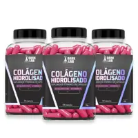 Kit 3 Colágeno Hidrolisado 120 caps em oferta na Magazine Luiza