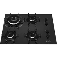 Cooktop Mueller 4 Bocas com Queimador Tripla Chama e grade em aço esmaltado MCG134BG1 - Mueller Fogõ em oferta na Magazine Luiza