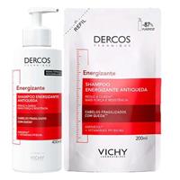Imagem da promoção Vichy Dercos Energizante Kit - Shampoo + Shampoo Refil