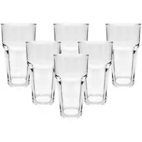 Jogo de Copos de Vidro 450ml 6 Peças Haus - Pavillion em oferta na Magazine Luiza