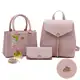 Kit De Bolsa Feminina com lenço + Mochila + Carteira - Livia Sabatini em oferta