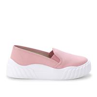 Imagem da promoção Tênis Slip On Moleca Liso Feminino - Rosa Claro