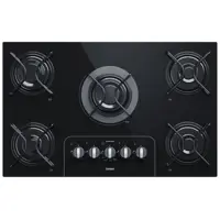 Cooktop 5 Bocas a Gás GLP Consul Vidro Temperado - Preto Acendimento Automático Facilite CD075 AE em oferta na Magazine Luiza