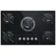 Cooktop 5 Bocas a Gás GLP Consul Vidro Temperado - Preto Acendimento Automático Facilite CD075 AE em oferta