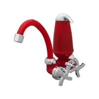 Torneira com Filtro para Cozinha Acquabios - de Parede Color Acqua E05 Vermelha em oferta na Magazine Luiza