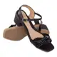 Sandalia Feminina Salto Baixo Grosso Confort Barato Via Angel 49.02 em oferta