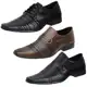Kit 3 Pares Sapato Social Masculino Leve Macio Conforto - Eleganci em oferta