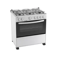 Fogão 6 Bocas Esmaltec Branco - Acendimento Automático Caribe em oferta na Magazine Luiza