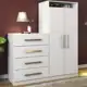 Cômoda 2 Portas 4 Gavetas New Branco - Panorama Móveis em oferta