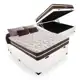 Cama Box Com Baú Casal + Colchão De Molas - Anjos - Classic Superlastic 138cm Branco em oferta