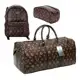 Kit Mochila + mala + necessaire Letra Fem Masc Viagem E Casual - Victoria Lorenzzo em oferta