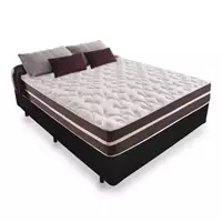 Imagem da promoção Cama Box Casal + Colchão De Molas - Anjos - Classic Superlastic 138cm