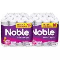 Imagem da promoção Kit Papel Higiênico Folha Dupla Noble - 2 Pacotes com 16 Unida
