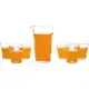 Conjunto de Jarra 1L e Copos 300ml de Vidro Haus - Pavillion 7 Peças em oferta
