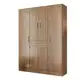 Guarda Roupa Solteiro 6 Portas 1 Gaveta Malu Espresso Móveis em oferta