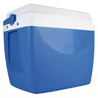 Imagem da promoção Caixa Térmica Cooler 34l Com Alça Porta Copos Mor Azul Geladeira Portátil Bebidas Bolsa Sacola Mor
