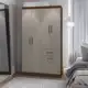 Guarda Roupa Solteiro 4 Portas 1 Porta Basculante 1 Gaveta Marbella Doripel - Móveis Doripel em oferta