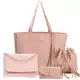 Kit Bolsa Feminina Transversal de ombro Corrente Reforçada - BearStore em oferta