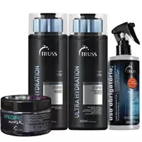 Imagem da promoção Kit truss ultra hydration + tratamento home care 4 produtos