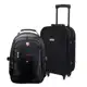 Conjunto Mala de Bordo Lucerna Preta + Mochila para Notebook Fuji Swiss Move em oferta