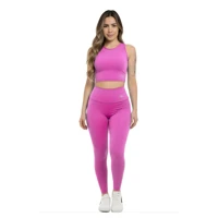 Conjunto Suplex Blackout Zero Transparência Legging E Croppe em oferta