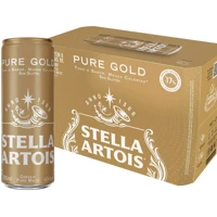 Imagem da promoção Pack Cerveja Stella Artois Pure Gold, Lata, 350ml, Caixa 8 unidades