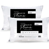 Imagem da oferta Kit 2 Travesseiros 180 Fios 90x50cm