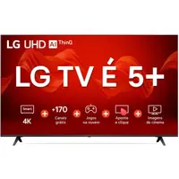 Smart TV 70" 4K LG UHD ThinQ AI 70UR8750PSA HDR Bluetooth Alexa Google Assistente Airplay2 3 HDMIv em oferta na Magazine Luiza