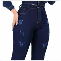 Imagem da promoção Calça Jeans Feminina Amaciada Azul Escura Skinny Fillger - Stillger