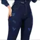 Calça Jeans Feminina Amaciada Azul Escura Skinny Fillger - Stillger em oferta