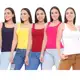 kit c/ 5 regata feminina alça larga valrias cores tudo a pronta entrega - MAXIMOS em oferta