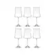 Jogo de Taças para Vinho de Cristal 460ml 6 Peças Haus Concept Pleasure em oferta