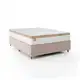 Cama Box Casal Colchão Molas Ensacadas Real 138x188x65cm Branco/Bege - Suporta até 130Kg Por Pessoa em oferta