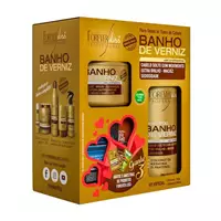 Imagem da promoção Kit Shampoo + Máscara Forever Liss Especial Banho de Verniz - Forever Liss Professional