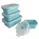 Conjunto 4 Marmita Retrátil Silicone Pote Dobrável Com Tampa - TAIRA HOME em oferta