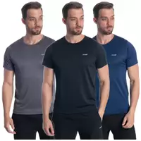 Imagem da promoção KIT 3 Camiseta Dryfit Masculina Treino Academia Esportes - Ripoll