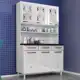 Cozinha De Aço Compacta Mirage New 6 Portas 3 Gavetas Branco - Telasul em oferta