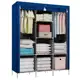 Guarda Roupa Dobrável Armário Organizador Portátil Grande Roupeiro Multiuso Cabideiro Sapateira - Se em oferta