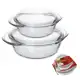 Kit 2 Terrina Assadeira Vidro 1L e 2,3L Base + Tampa Marinex - Nadir Figueiredo em oferta