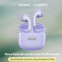 Imagem da promoção Lenovo LP40 Pro Fones De Ouvido Bluetooth Com Redução De Ruído Esportivo Sem Fio Controle De Para Jo