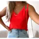 Blusa Regata Feminina Alça Larga Grossa Duna Regata Lisa Básica Elegante em oferta