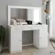 Penteadeira Camarim Margot 2 Portas 3 Gavetas Porta Jóias Branco - Panorama Móveis em oferta