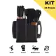 Kit 19 Peças Jogo de Utensílios Para Cozinha em Silicone Com Cabo de Madeira Completo em oferta