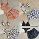 kit biquini com shorts 3 peças triquini conjunto 3 peças P M G GG moda praia em oferta