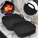 Kit 2 Forma de Silicone Air Fryer Grande 20CM Assadeira Fritadeira Quadrada em oferta