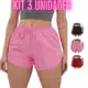Kit 3 Shorts Feminino Tactel Verão Moda Feminina Praia Piscina Academia em oferta