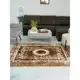 Tapete Sala Quarto Floral 1,45x1,95 Mt Antiderrapante Ins Flannel Grande Estampado em oferta